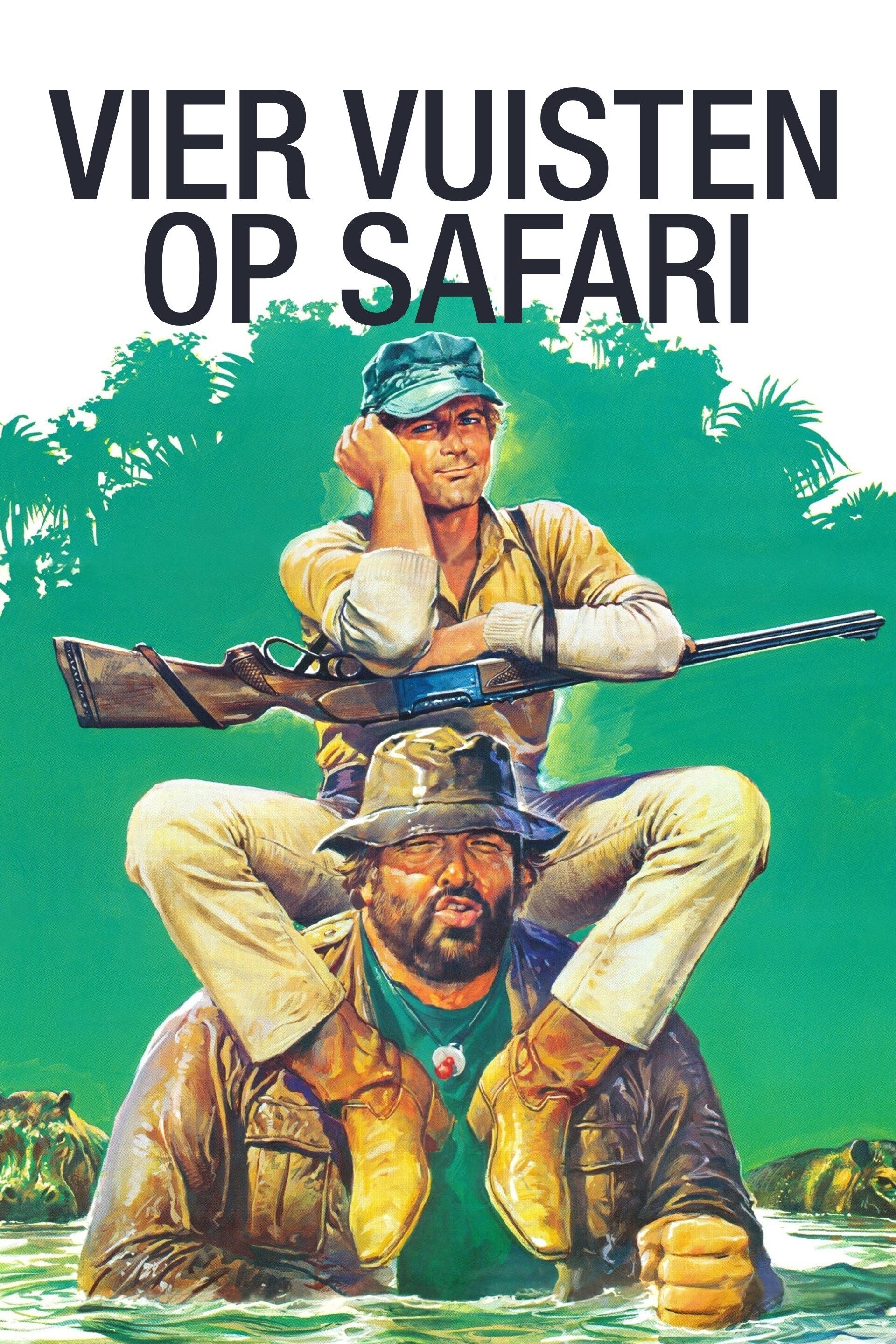 Vier vuisten op safari
