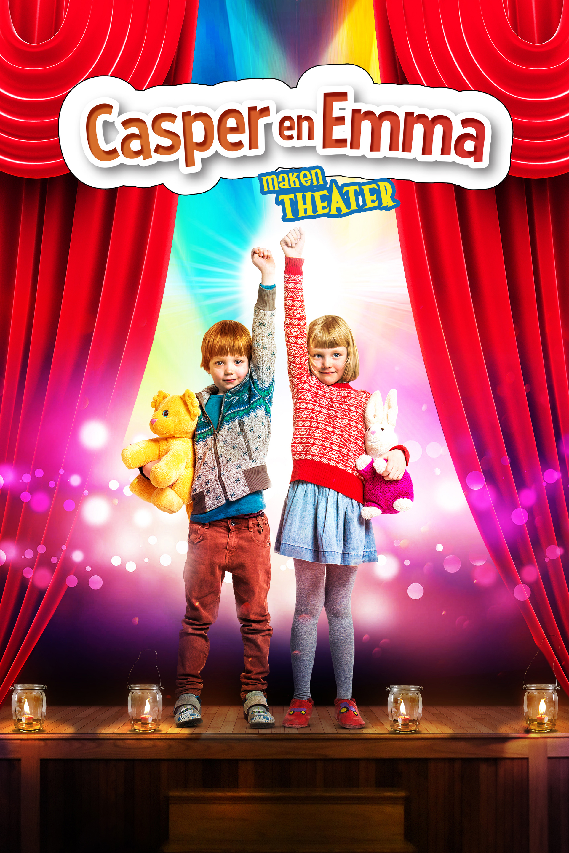 Casper en Emma maken theater