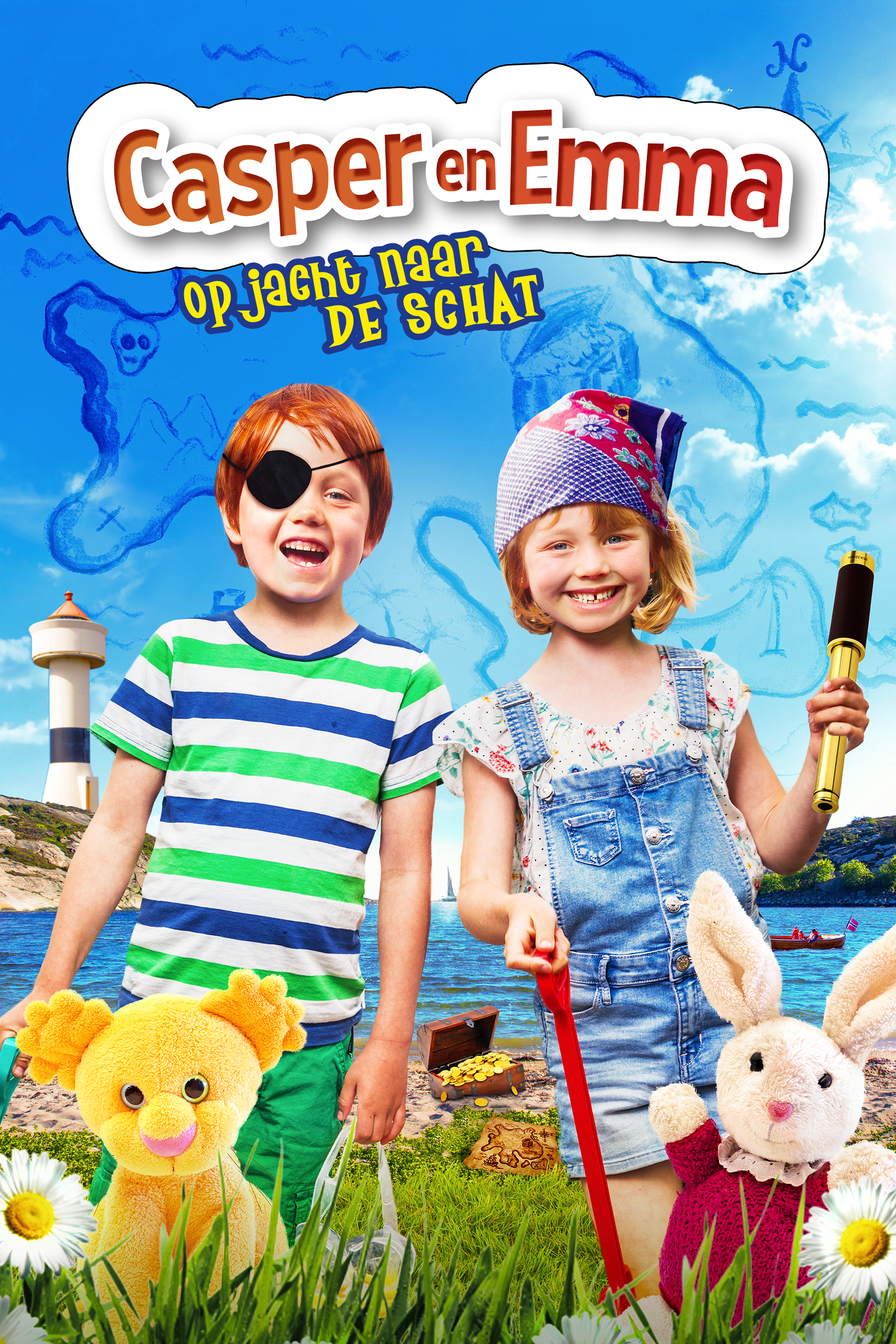 Casper en Emma op jacht naar de schat
