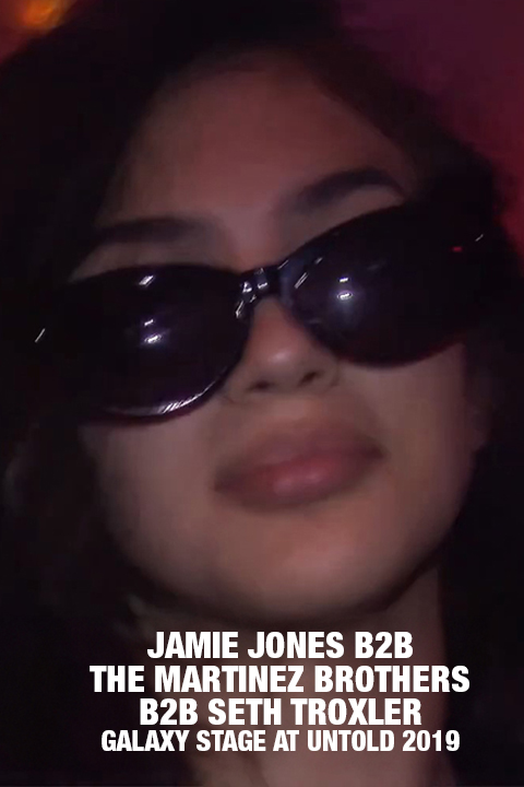 Jamie Jones b2b The Martinez Brothers b2b Seth Troxler: Galaxy Stage at UNTOLD 2019