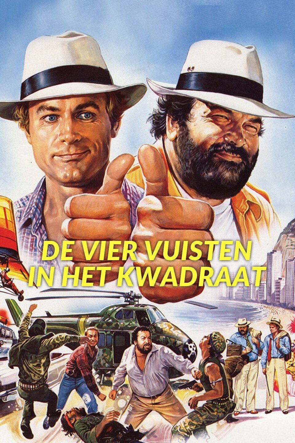 De vier vuisten in het kwadraat