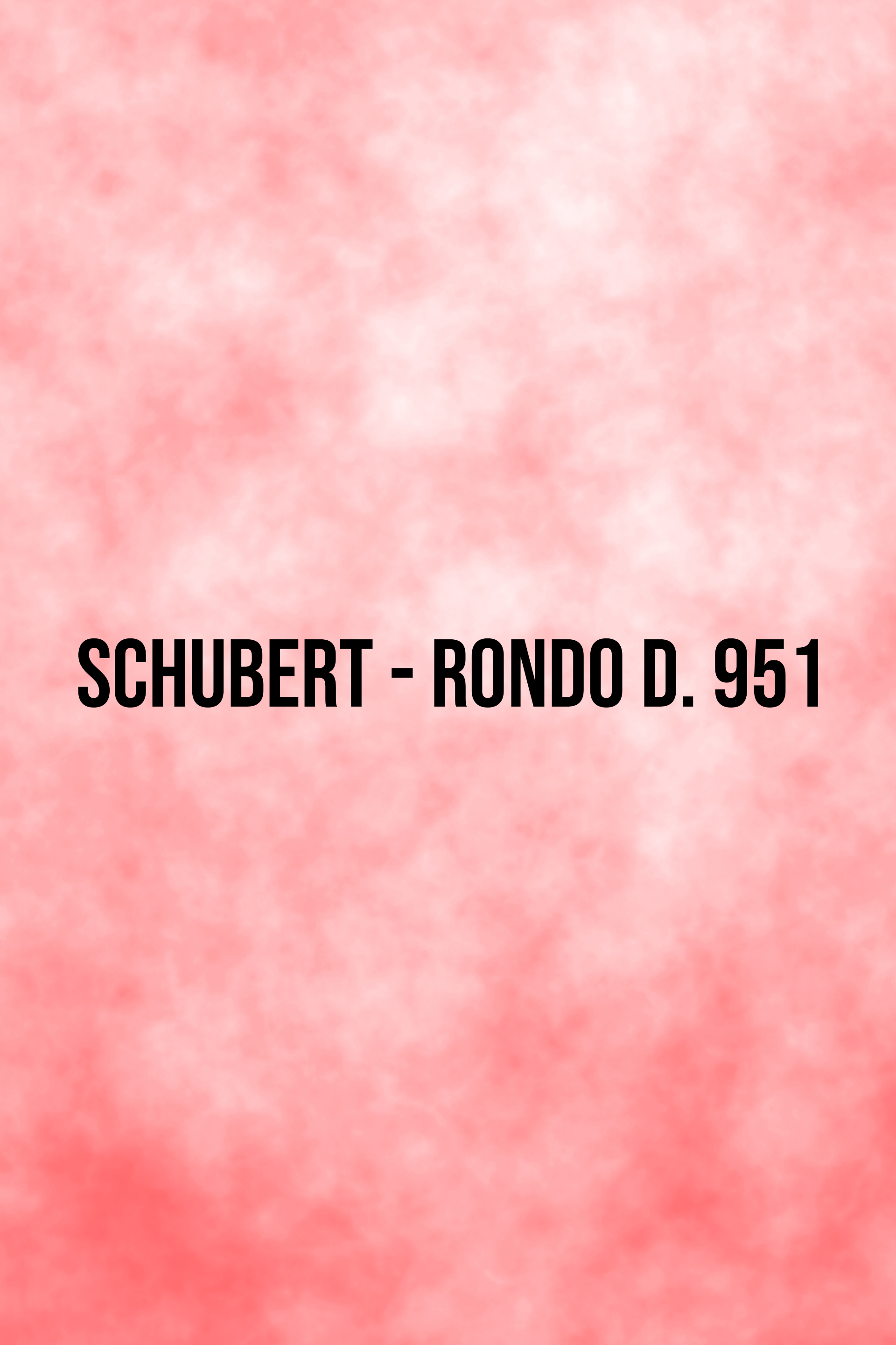 Schubert - Rondo D. 951