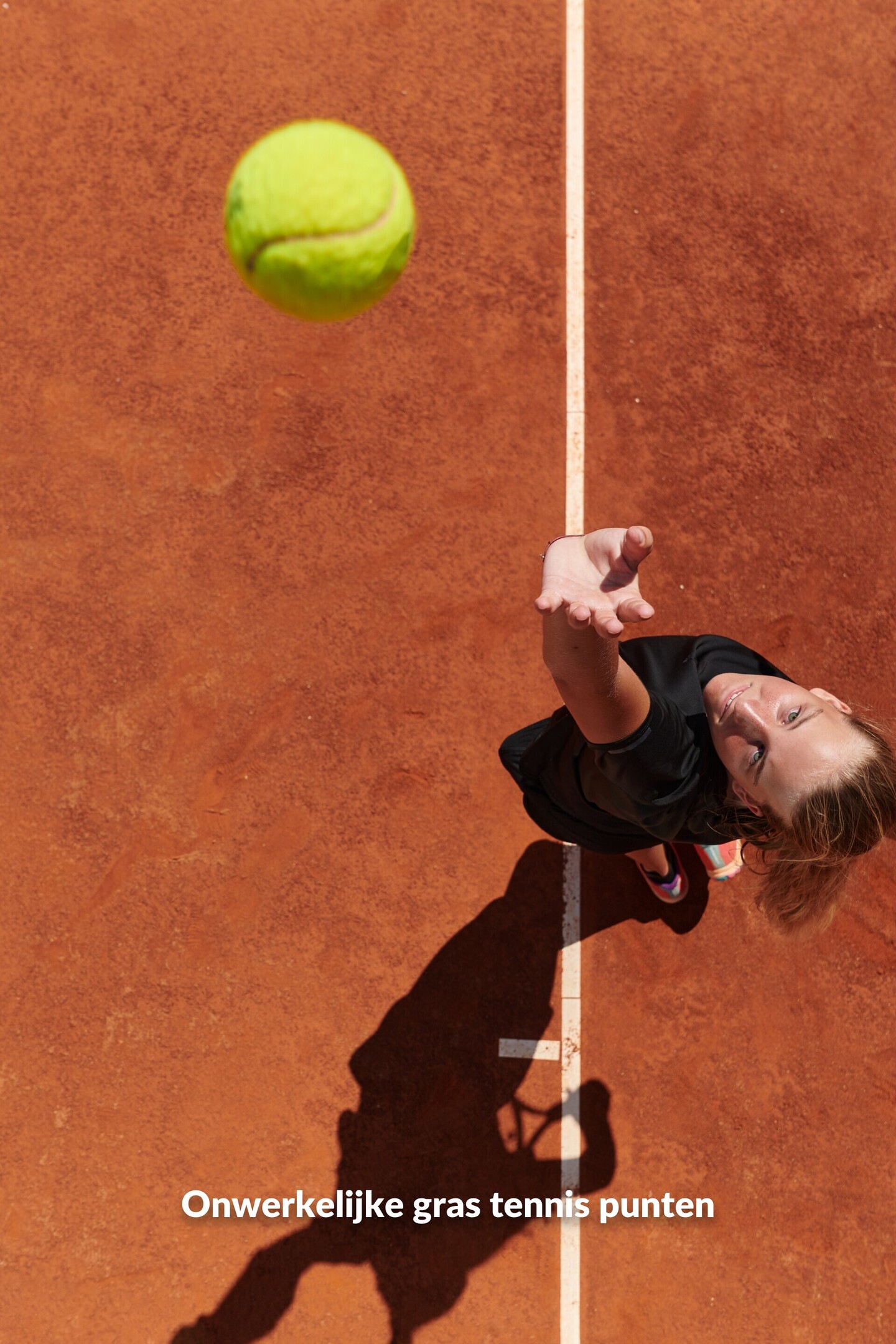 Onwerkelijke gras tennis punten